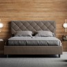 Lit double avec rangement 170x210 rembourré moderne Priya M4 Vente