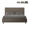 Lit double avec rangement 170x210 rembourré moderne Priya M4 Promotion