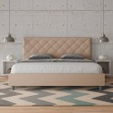 Lit king-size 180x200 avec rangement rembourré Priya K Achat