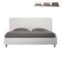 Lit king-size 180x200 avec rangement rembourré Priya K Promotion