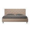 Lit king-size 180x200 avec rangement rembourré Priya K 