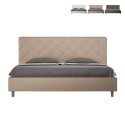 Lit king-size 180x200 avec rangement rembourré Priya K Prix