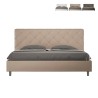 Lit king-size 180x200 avec rangement rembourré Priya K Prix
