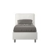 Lit simple avec coffre 80x190 coussin tête de lit rembourré Antea S Caractéristiques