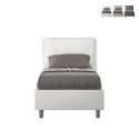 Antea S lit simple avec meuble de rangement 80x190 tête de lit rembourrée coussin Catalogue