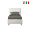 Antea S lit simple avec meuble de rangement 80x190 tête de lit rembourrée coussin Modèle