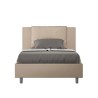 Lit avec rangement 120x190 cm avec tête de lit rembourrée Antea P Remises
