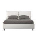Lit double avec rangement 160x190 tête de lit coussins Antea M Remises