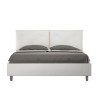 Lit double avec rangement 160x190 tête de lit coussins Appia M 
