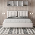 Lit double 160x200 avec rangement et coussins rembourrés Annalisa M1 Choix