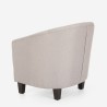 Fauteuil Club enveloppant Salon Design Bureau Salle D’attente Seashell Class Caractéristiques