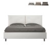 Lit double avec rangement 160x200 tête de lit coussins Appia M1 Prix