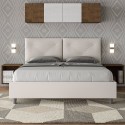 Lit double avec rangement 160x200 tête de lit coussins Appia M1 Achat