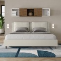 Lit double 180x200 king size avec rangement rembourré Antea K Achat