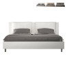 Lit double 180x200 king size avec rangement rembourré Antea K Prix