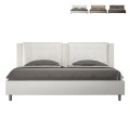 Lit double avec rangement 180x200 king size rembourré Annalisa K Promotion