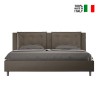 Lit double avec rangement 180x200 king size rembourré Annalisa K 