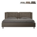 Lit double avec rangement 180x200 king size rembourré Annalisa K Prix