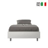 Lit double avec rangement 140x200 sommier français Azelia F Offre