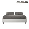 Lit double sommier 160x190 avec coffre Azelia M Catalogue