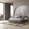 Lit double avec sommier coffre 160x200 Azelia M1 Dimensions