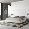 Lit double avec rangement 180x200 sommier king size Azelia K 
