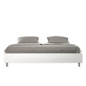 Lit double avec rangement 180x200 sommier king size Azelia K 
