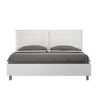 Lit double avec rangement 160x190cm en bois avec coussins Egos Annalisa 