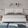 Lit double avec rangement 160x190cm en bois avec coussins Egos Annalisa Achat