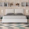 Lit coffre double en bois 160x190 cm avec coussins Egos Antea Achat