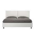 Lit coffre double en bois 160x190 cm avec coussins Egos Antea 
