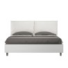 Lit coffre double en bois 160x190 cm avec coussins Egos Antea 