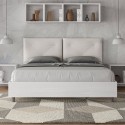 Lit double avec rangement 160x190cm coussins bois Egos Appia Vente