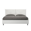 Lit double avec rangement 160x190cm coussins bois Egos Appia Remises