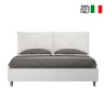 Lit double avec rangement 160x190cm coussins bois Egos Appia Offre