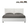 Lit double avec rangement 160x190cm coussins bois Egos Appia Promotion