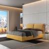Lit-coffre double en tissu conteneur de rangement  160x190 Mados Giada Aragona Réductions