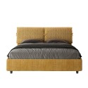 Lit-coffre double en tissu conteneur de rangement  160x190 Mados Giada Aragona Remises