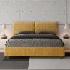 Lit-coffre double en tissu conteneur de rangement  160x190 Mados Giada Aragona Vente