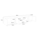 Meuble TV salon salle à manger design moderne blanc Aston Choix