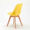 Chaise de salon et bar design scandinave avec coussin nordica Tulipan Remises