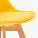Chaise de salon et bar design scandinave avec coussin nordica Tulipan Réductions