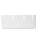 Buffet de salon 200cm buffet de cuisine blanc design Lopar Remises