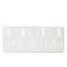 Buffet de salon 200cm buffet de cuisine blanc design Lopar Remises