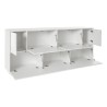 Buffet de salon 200cm buffet de cuisine blanc design Lopar Réductions