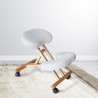 Tabouret ergonomique siège assis genoux en bois bureau Balancewood Offre