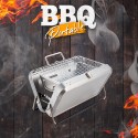 Barbecue pliant portatif pour barbecue plein air charbon de bois Jujube Remises