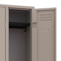 Casier vestiaire en métal 2 compartiments bureau gymnase Stylo Remises