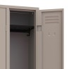 Casier vestiaire en métal 2 compartiments bureau gymnase Stylo Remises