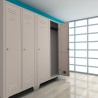 Casier vestiaire en métal 2 compartiments bureau gymnase Stylo Offre
